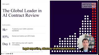 AL TV Product Walk Through: LegalOn - Contract AI for Inhouse Teams - AI Agentic Suite and more.