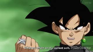 Zamasu Goku Black Explains How He Got A Time Ring Eng Sub