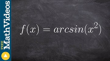 How to determine the derivative of inverse sine