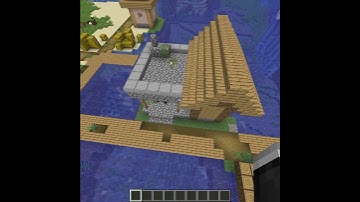 Minecraft 1.17 seed: Spawn near village island with 2 blacksmiths and frozen ocean #shorts