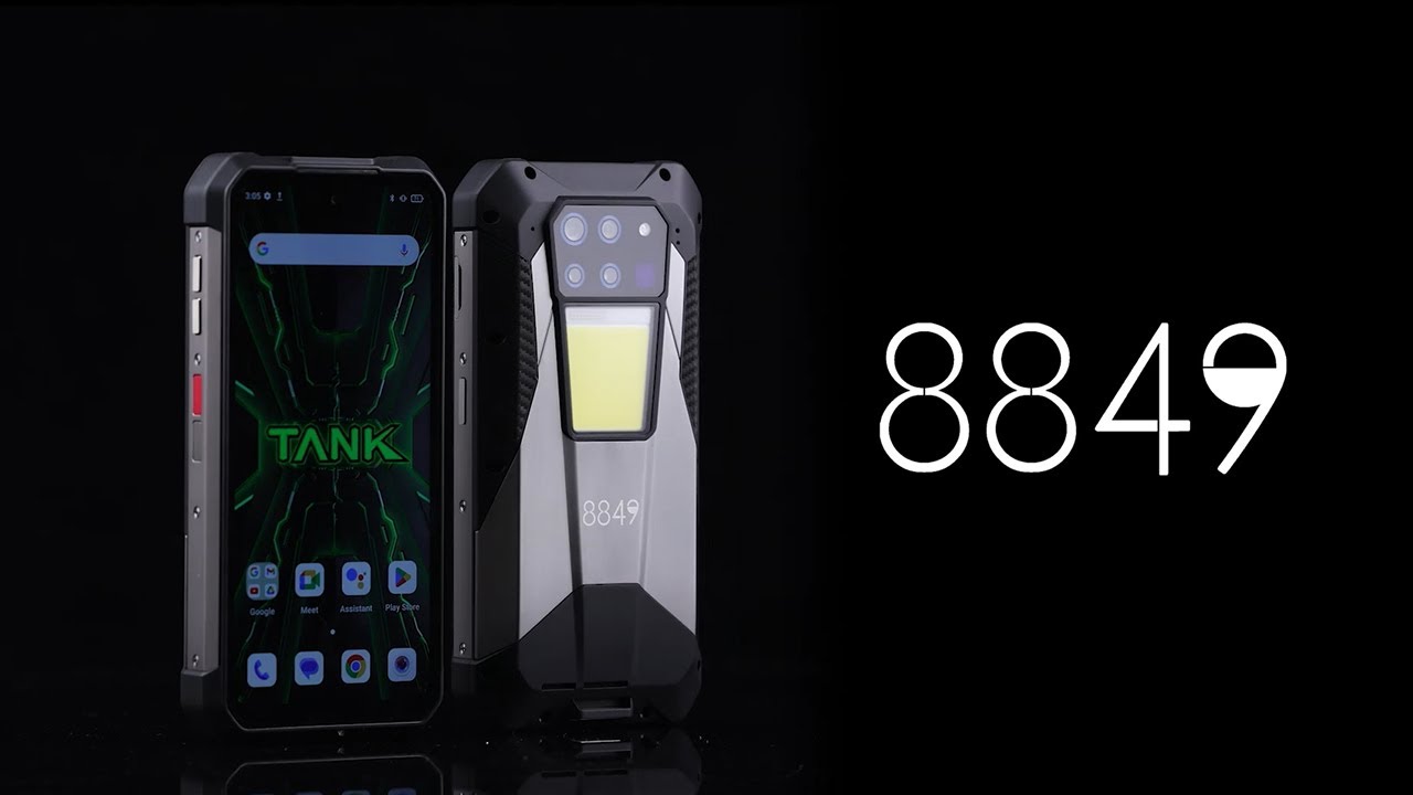 8849 TANK3-A leading 5G Ultimate Rugged Phone, with Dimensity 8200,  23800mAh, 32+512GB Large Memory. 