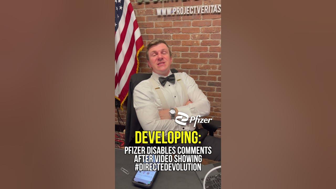 DEVELOPING: Pfizer Disables Comments After Video Showing #DirectedEvolution