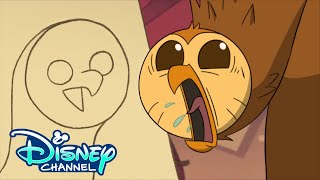 Art Lessons with Luz | Owl Pellets | The Owl House | Disney Channel