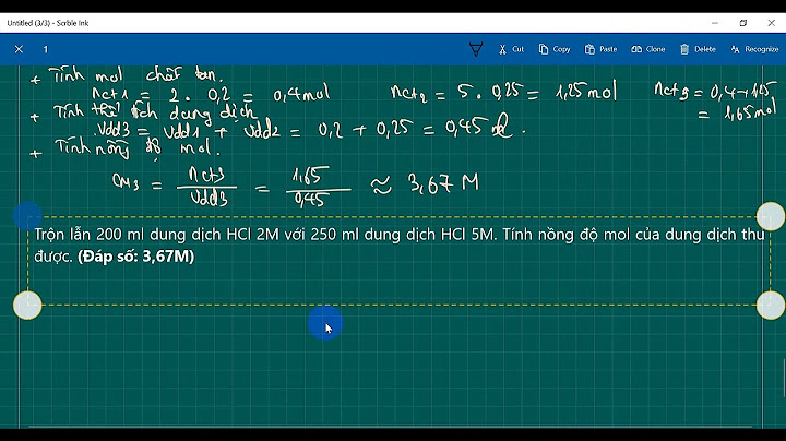 0 5 mol hcl là bao nhiêu lít