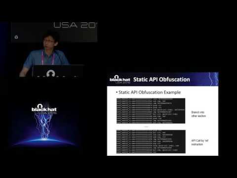 Black Hat USA 2015 - API Deobfuscator Resolving Obfuscated API Functions In Modern Packers