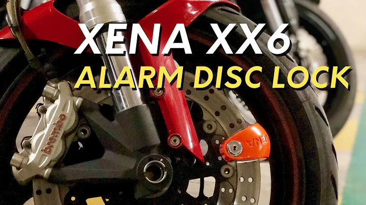 Xena XX6 Alarm Disc Lock | Overview and battery install - SUPER LOUD