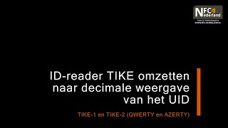 Download Lagu De TIKE ID-reader configureren voor Decimale output van het NFC chip-nummer (UID) MP3 Download Lagu De TIKE ID-reader configureren voor Decimale output van het NFC chip-nummer (UID) MP3