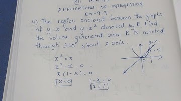 TN CLASS 12 MATHS APPLICATION OF INTEGRATION EX 9.9 SUM 4