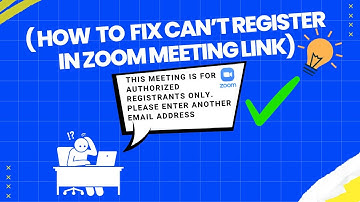 How to fix "This meeting is for authorized registrants only. Please enter another email address"?
