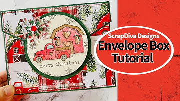 New @ScrapDiva29 3D Envelope Box Tutorial 