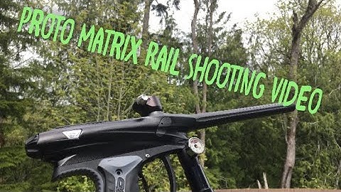 Proto Matrix Rail Shooting Video - Rebuilt by Repair Paintball
