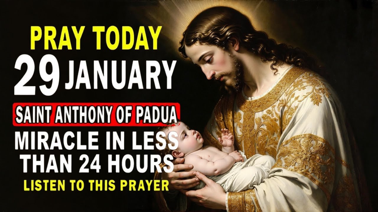 💖 SAINT ANTHONY OF PADUA, I NEED A MIRACLE TODAY — HEAR MY PRAYER 🙏