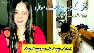 Sofi asked Nasty Questions to Zayn Shah | Zayn Denied to Answer ?| tiktoklive punishmentpk Hilar