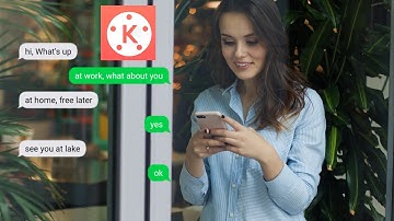 Message text pop up effect in kinemaster।text Effect in Video kinemaster।Create a Message Bubble