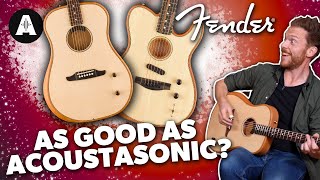 Fender Highway Series vs Acoustasonic  How Do They Compare?