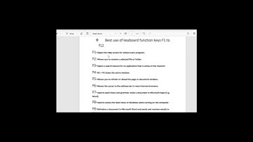 Best use of keyboard function keys F1 to f12 #viral #computer #trending