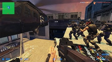 Counter-Strike Source Zombie Mod Gameplay on Atix Helicopter Map