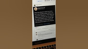 Shaykh Hasan Ali meta: Never be afraid of what