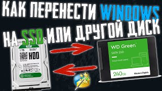 Как перенести Windows 10 на SSD или другой диск \ Minitool Partition Wizard Клонируем диск с Windows