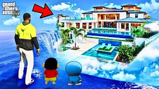 Franklin Buy Luxury Water House To Surprise Shinchan and Doraemon in GTA 5