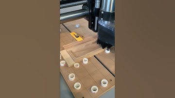 Onefinity Pro Series CNC cutting with 3/4” bowl bit.