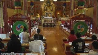 White Tara Puja and Śang smoke Offering for His Holiness Karmapa's Birthday