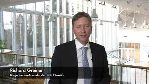 Bgm.-Kandidat Richard Greiner (CSU Neusss) im Inte...