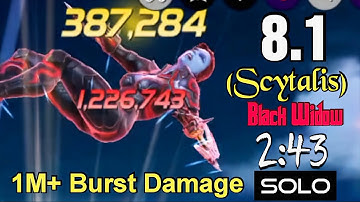 8.1.6 Black Widow ( Scytalis ) Solo | with Visual Bug 🤣 | 2:43 Secs |