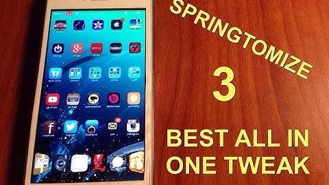 SPRINGTOMIZE 3 IOS7 -  THE ULTIMATE ALL IN ONE TWEAK (2014)