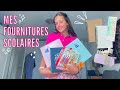 Mes fournitures scolaires 2022  mon organisation  back to school