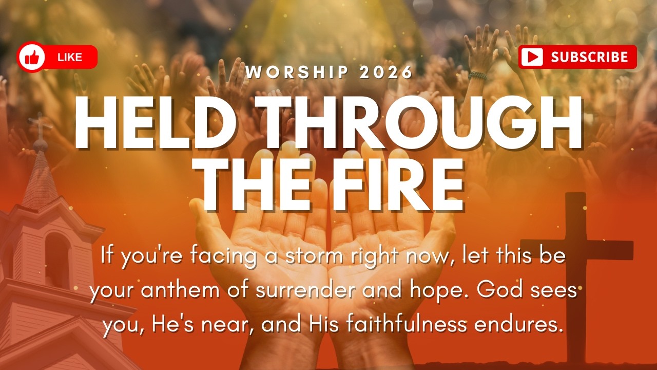 Held Through the Fire | Emotional Worship Ballad | God's Faithfulness in Trials (Lyric Video) 2026