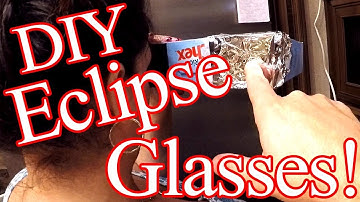 DIY - Solar Eclipse Viewing Glasses!