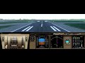 Aerowinx psx  msfs 747400 landing eham 36r