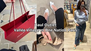 HAUL OUTLET VALLEE VILLAGE & ONE NATION PARIS (FERRAGAMO, RALPH LAUREN, A. VICOMTE, JODHPUR...)