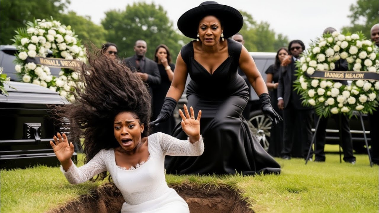 After Her Secret Billionaire Father Died, Stepmother Pushed Her on the Grave at the Funeral…