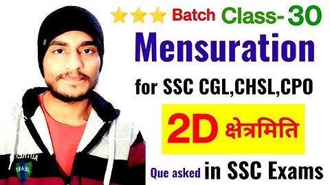 2D Mensuration Questions asked in SSC CGL Mains | Star Batch Class-30 by Rohit Tripathi