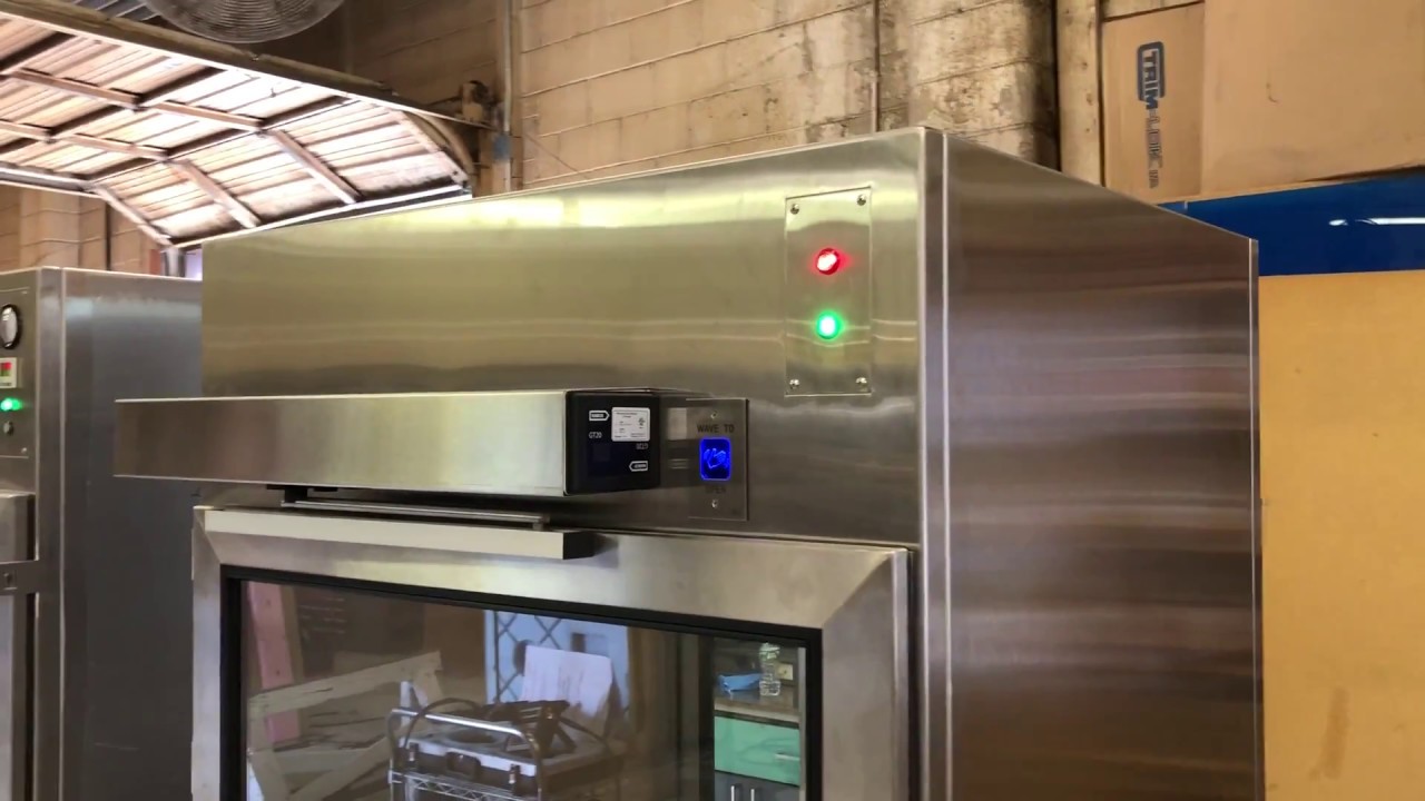 Atmos-Tech Automatic door HEPA filtered Pass-Thru - YouTube