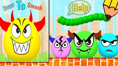 Drawing Gameplay😍 Draw To Smash🌍️