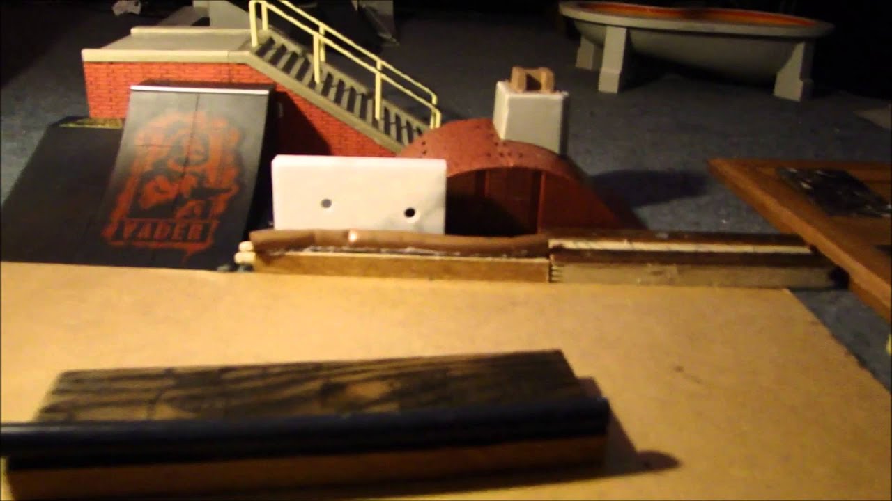 My Homemade Fingerboard Funbox Review! DIY 2014 HD YouTube