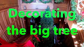 Time lapse of the Big Tree getting decorating