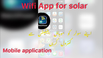How to connect inverter with Wifi App with mobile | complete information | easy setup| watch power