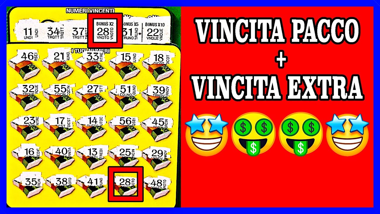 Gratta e Vinci: 𝗩𝗜𝗡𝗖𝗜𝗧𝗔 𝗣𝗔𝗖𝗖𝗢 + 𝗩𝗜𝗡𝗖𝗜𝗧𝗔 𝗘𝗫𝗧𝗥𝗔 🤩🤑🤑🤑🤑🤩 - YouTube