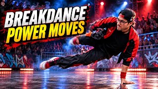 Breakdance Power Moves | Slow-Mo Showcase