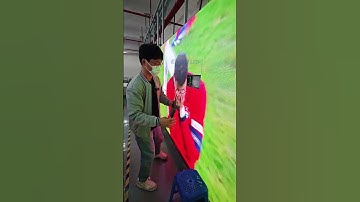 Why do you have to flip it before installing it?#ledwall #ledscreen #leddisplay #eagerled #ledmodule