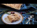 Немецкий вишнёвый пирог с миндалём/ Kirsch - Mandelkuchen/ German cherry pie with almonds