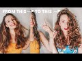 Damp Styling version 2 0 // How to damp style wavy and curly hair for definition and volume