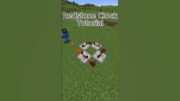 REDSTONE CLOCK TUTORIAL 1.21+