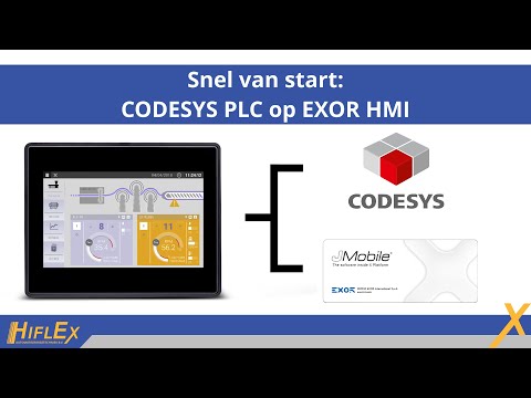 Getting started: CODESYS PLC on Exor HMI