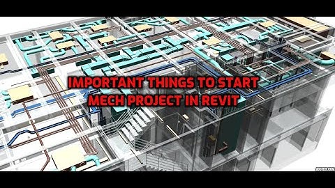 Important things to know before starting mechanical project in Revit (Creating levels)
