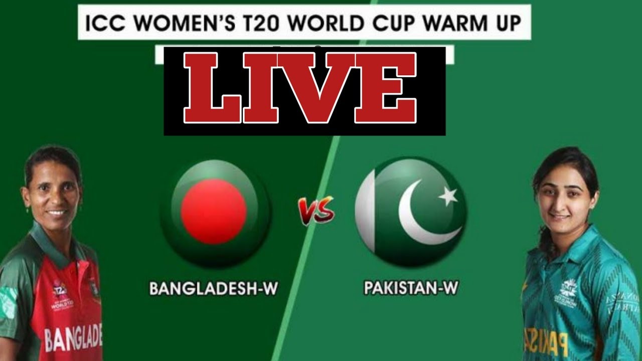 Pakistan Women Vs Bangladesh Women warm up T20 match live #ICC women